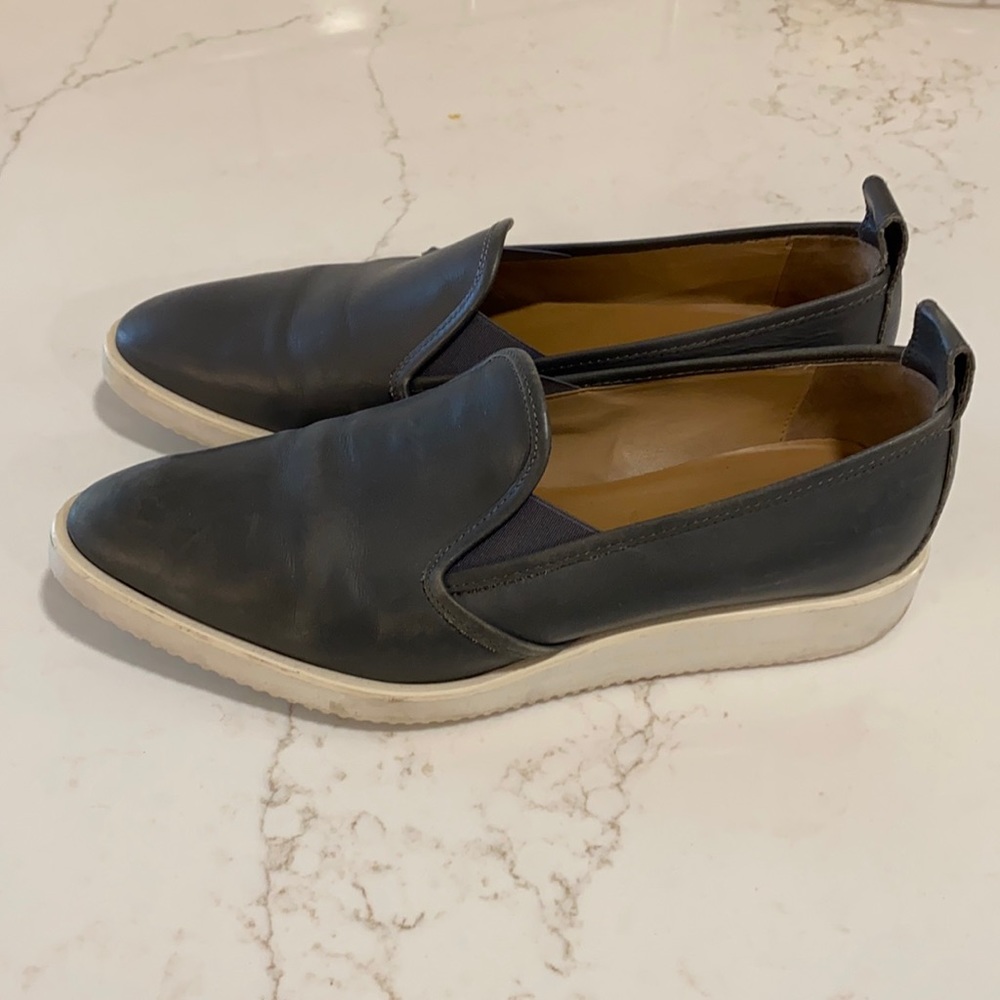 Everlane geniune leather street loafer grey size 10.5 10 1/2